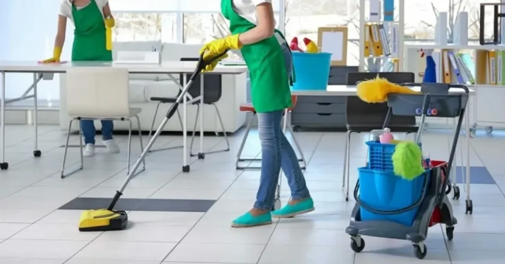 How commercial cleaning services reduce office germ hotspots