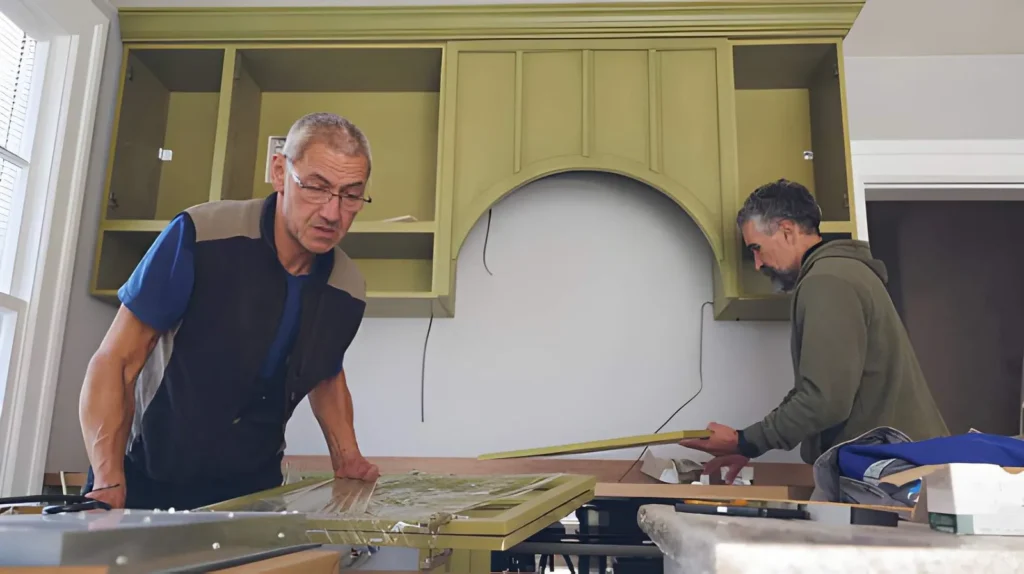 Refacing Rarely Rescues A Nineties Kitchen With Sagging Cabinet Doors